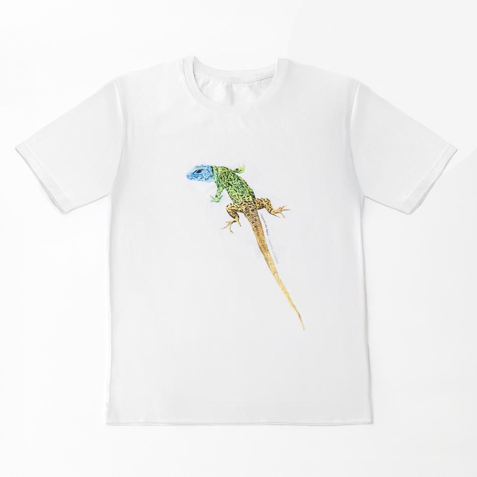 T-shirt organica Adulto| Lagarto-de-água