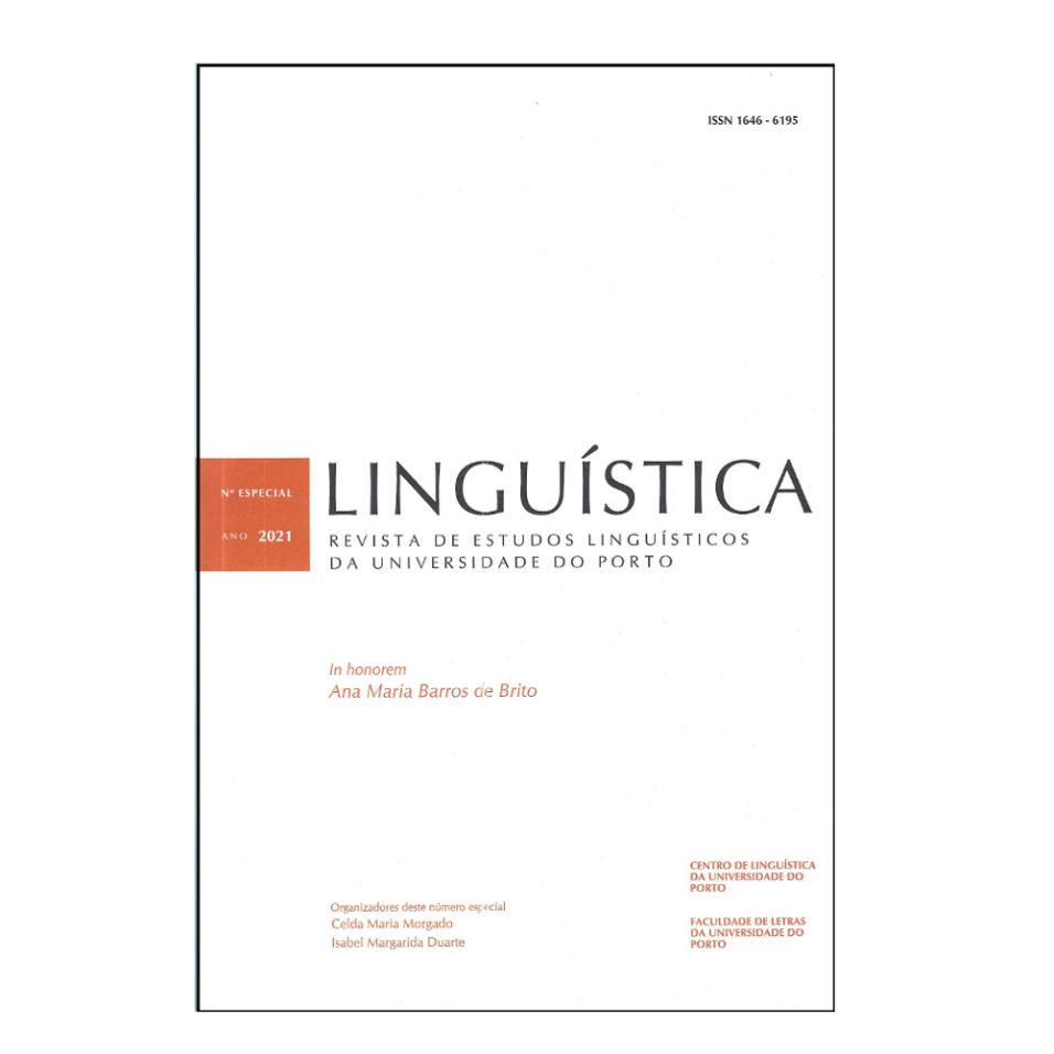 Linguística - Vol. Especial Hom. Ana Maria, 2021