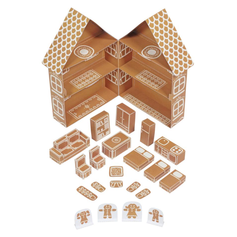 Gingerbread House Paper Toy