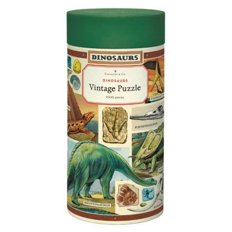 Puzzle Cavallini 1000 pçs 55X70cm Dinosaurs