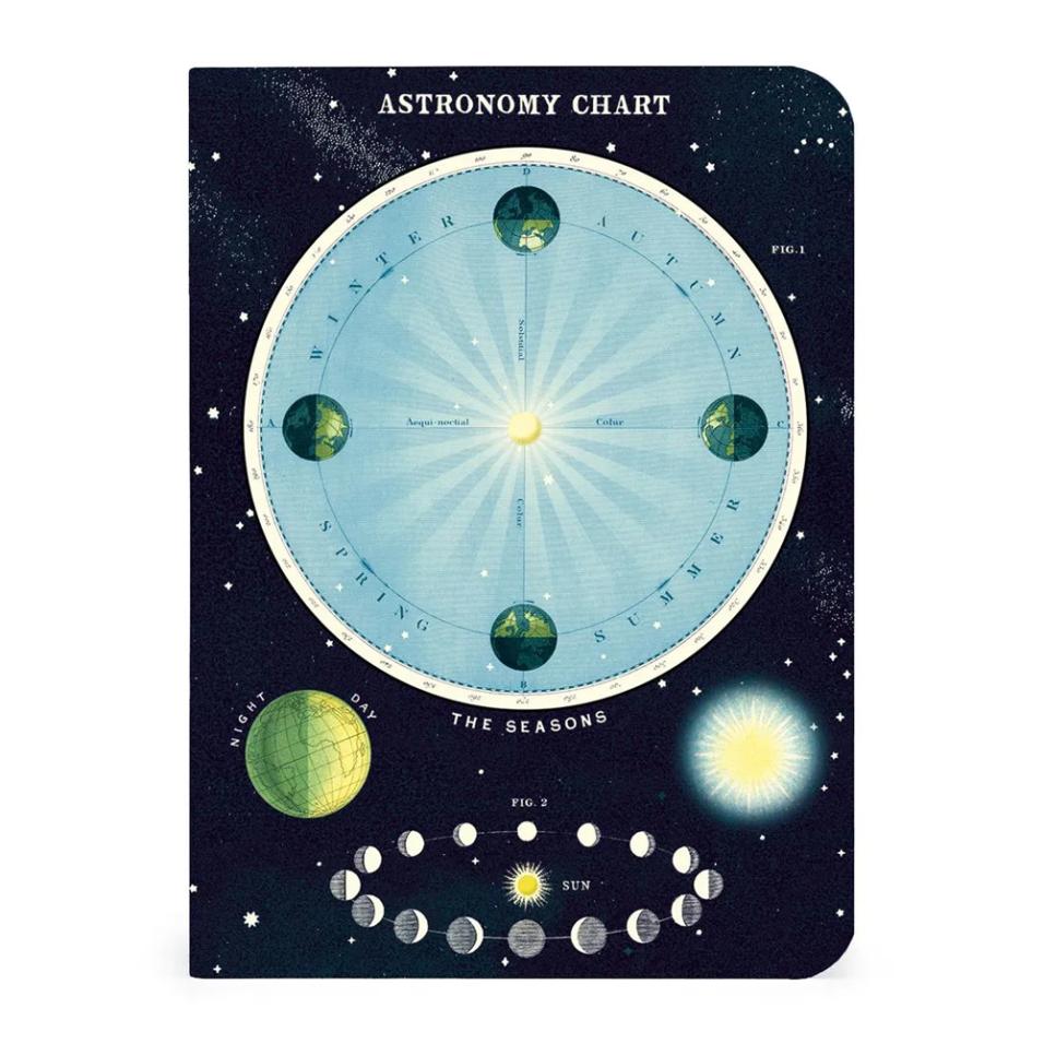 Mini caderno Cavallini 10x14cm c/3 Celestial