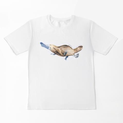 T-shirt Branca Orgânica | Ornitorrinco
