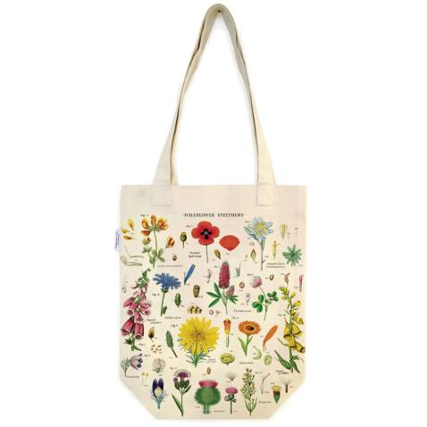 Tote Bag Cavallini 33x40.5cm Wildflowers
