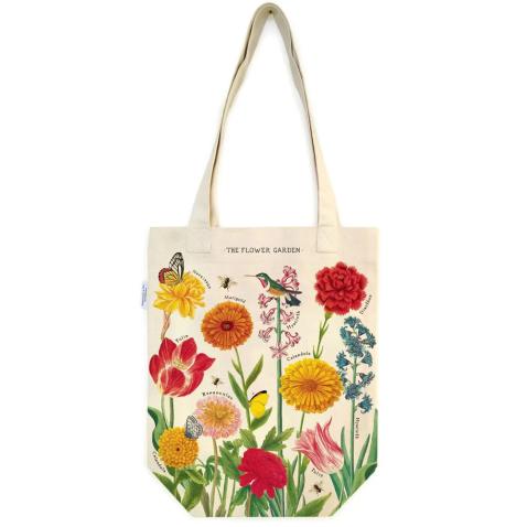 Tote Bag Cavallini 33x40.5cm Flower Garden