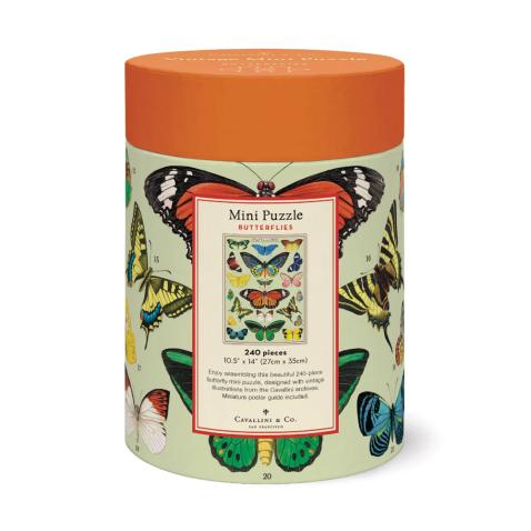 Puzzle Cavallini 240 pçs 27X35cm Butterflies