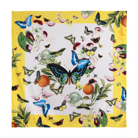 Lenço 120x120 | borboletas