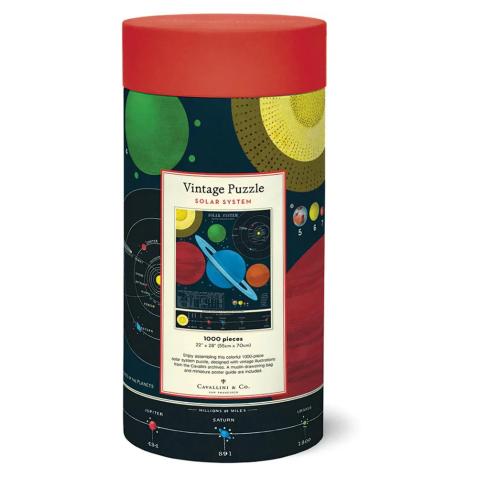 Puzzle Cavallini 1000 pçs 55X70cm Solar System