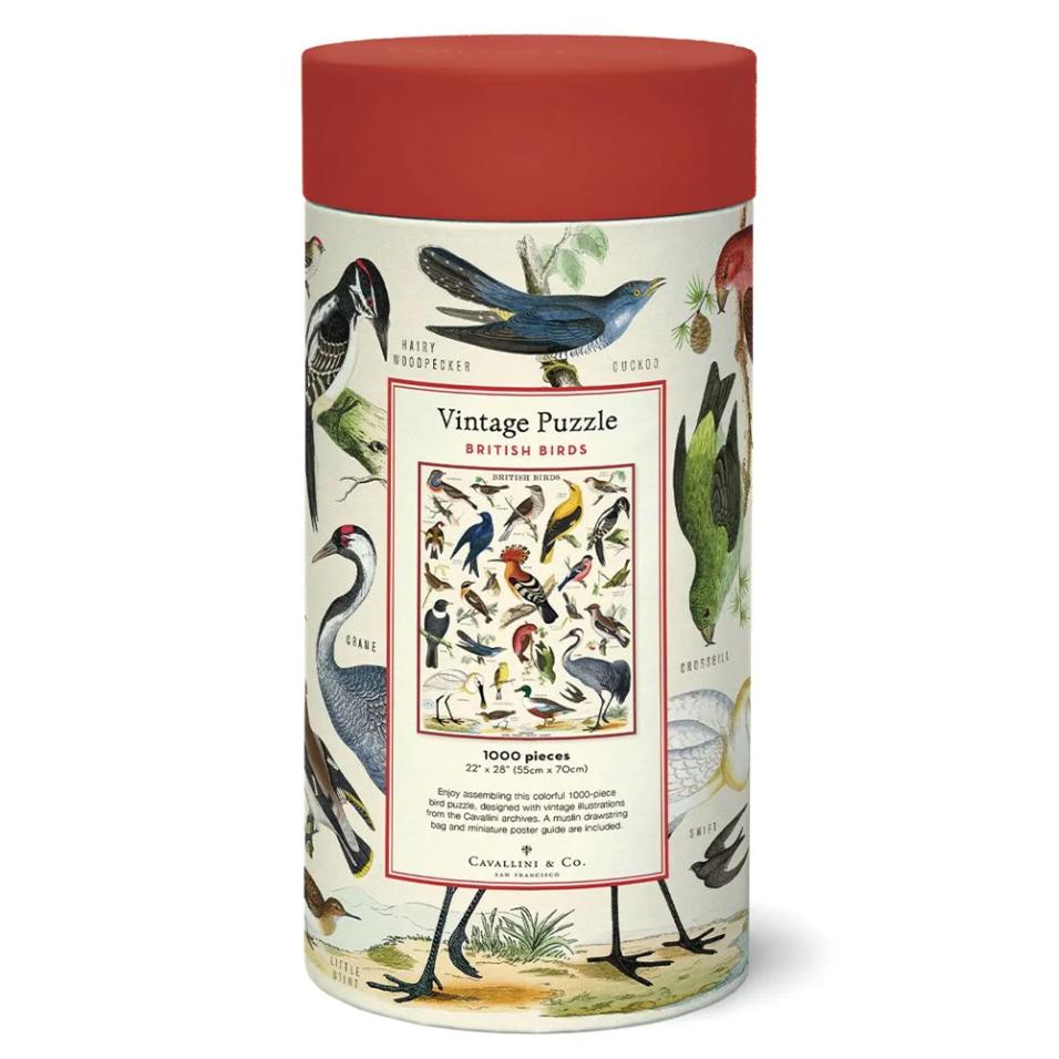 Puzzle Cavallini 1000 pçs 55X70cm British Birds
