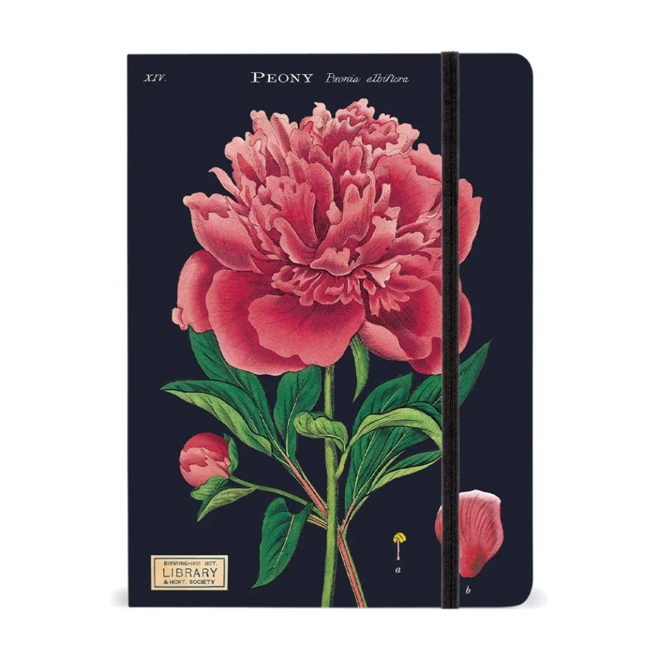 Caderno grande Cavallini 15x20cm Botany
