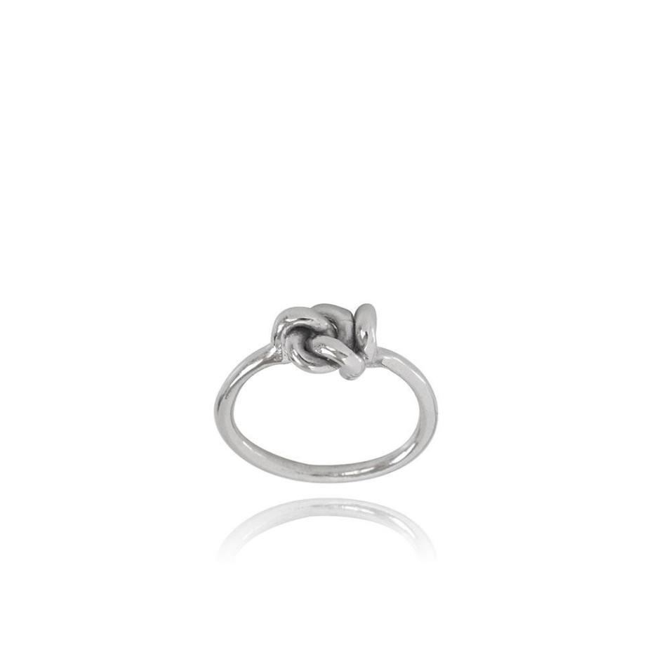 Ella Silver Ring Knot I | Size 12