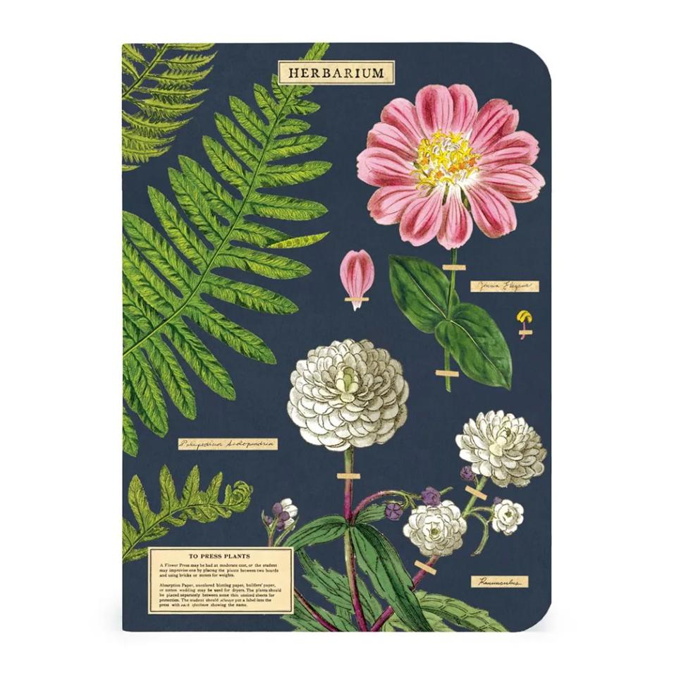 Mini caderno Cavallini 10x14cm c/3 Herbarium