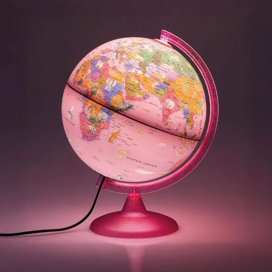 Globo Tecnodidattica Pink Zoo 25cm