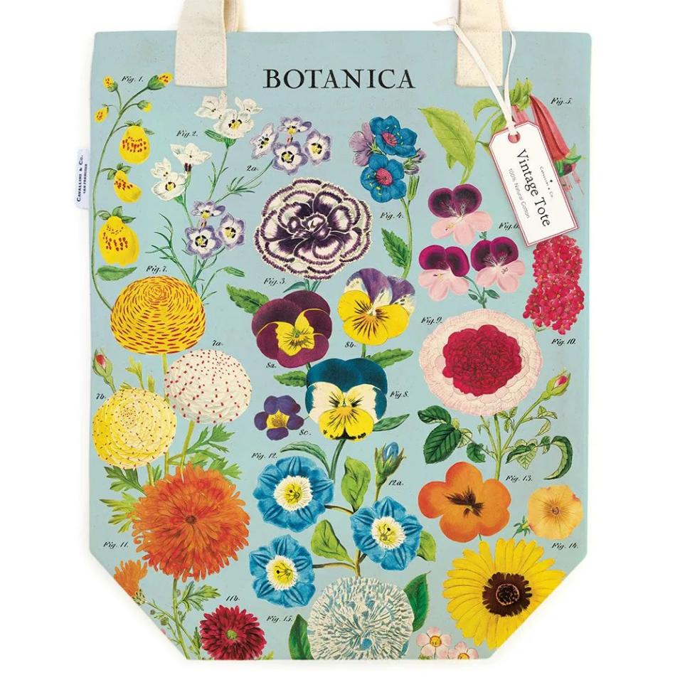 Tote Bag Cavallini 33x40.5cm Botanica