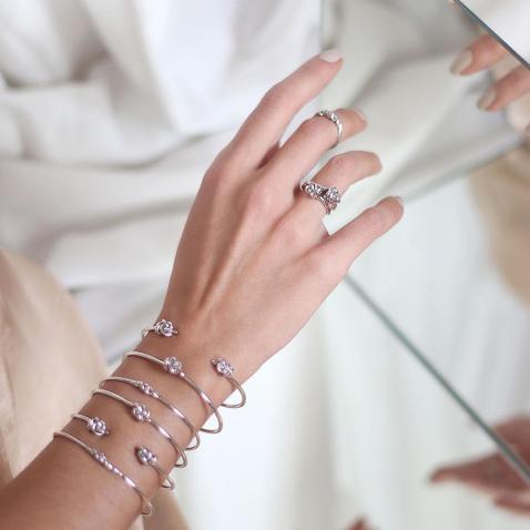 Ella Silver Bracelet | Knot II