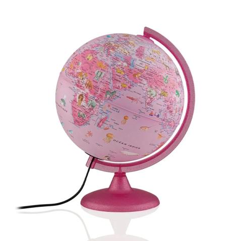 Globo Tecnodidattica Pink Zoo 25cm