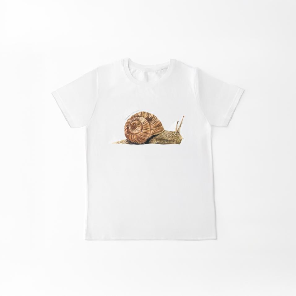T-shirt organica Criança | Caracoleta