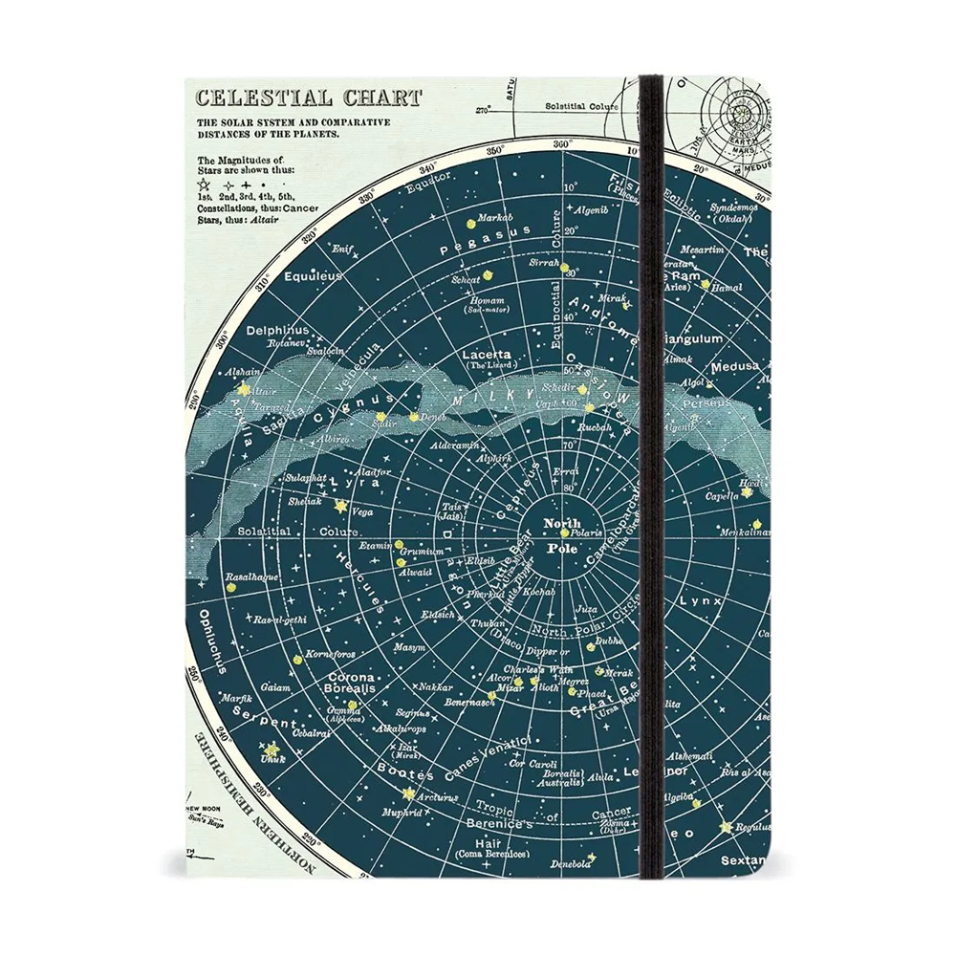 Caderno grande Cavallini 15x20cm Celestial