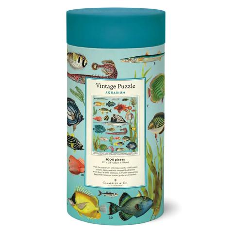 Puzzle Cavallini 1000 pçs 55X70cm Aquarium