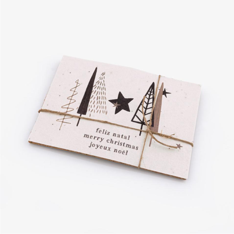 Postal de Natal para Montar | Árvore, Life in a Ba