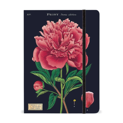 Caderno grande Cavallini 15x20cm Botany