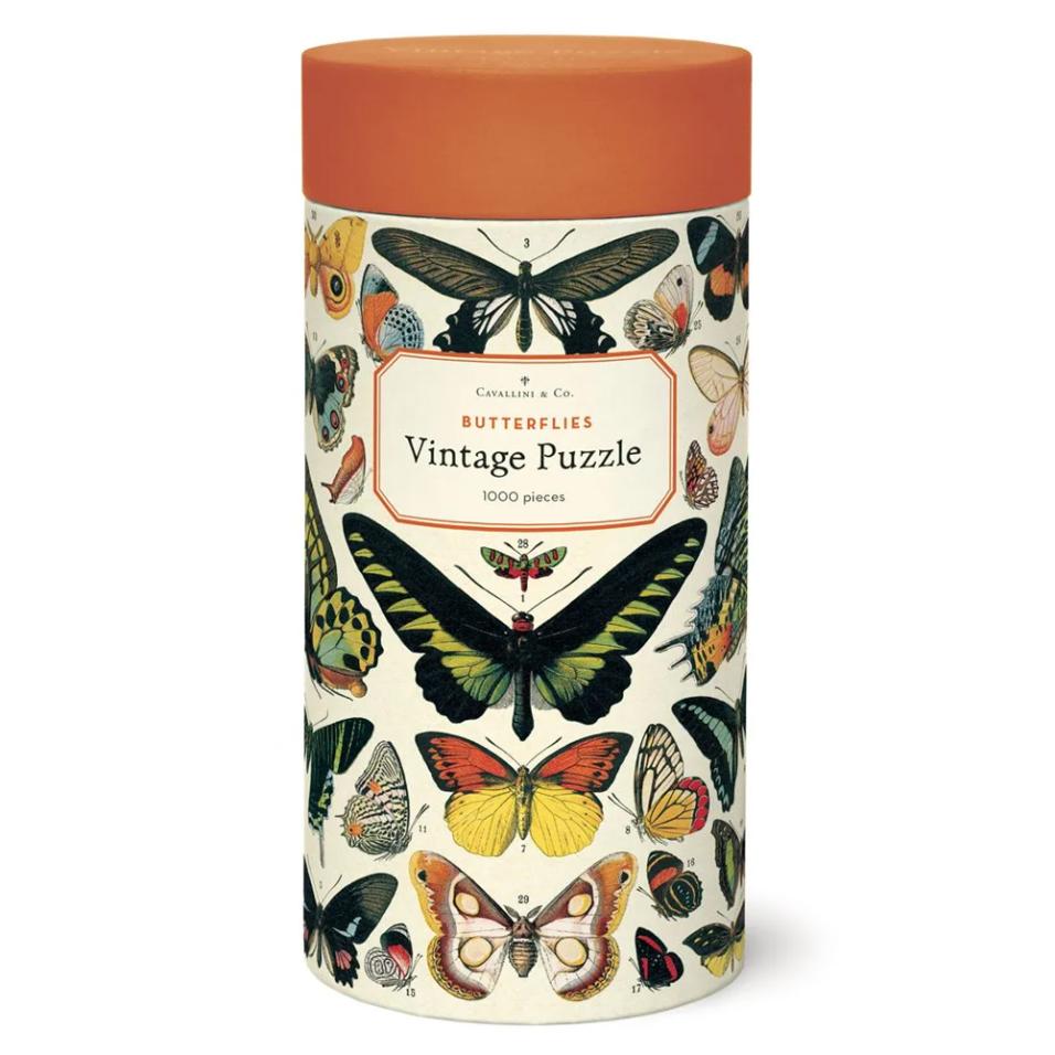 Puzzle Cavallini 1000 pçs 55X70cm Butterflies