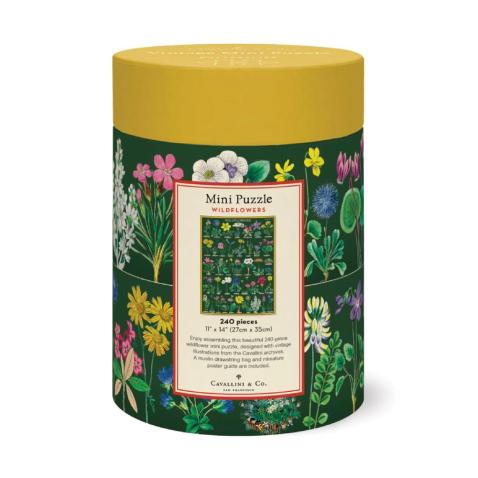 Puzzle Cavallini 240 pçs 27X35cm Wildflowers