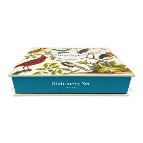 Set papelaria Cavallini Birds