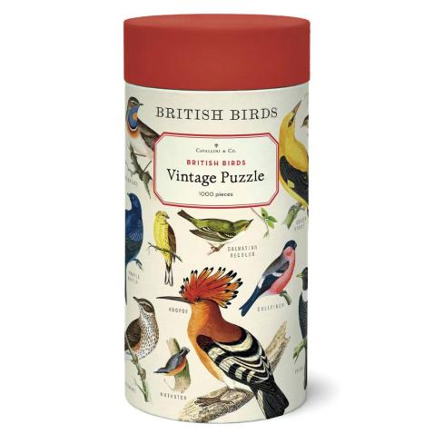 Puzzle Cavallini 1000 pçs 55X70cm British Birds