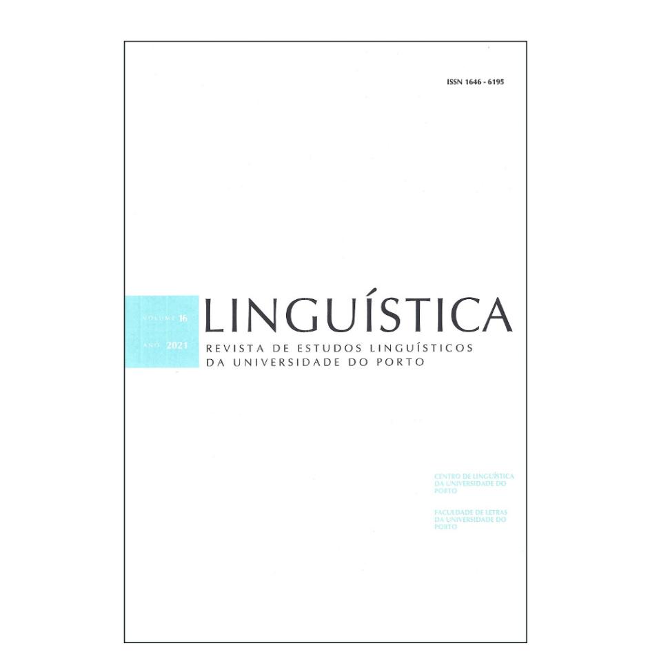 Linguística - Volume.16, Ano 2021