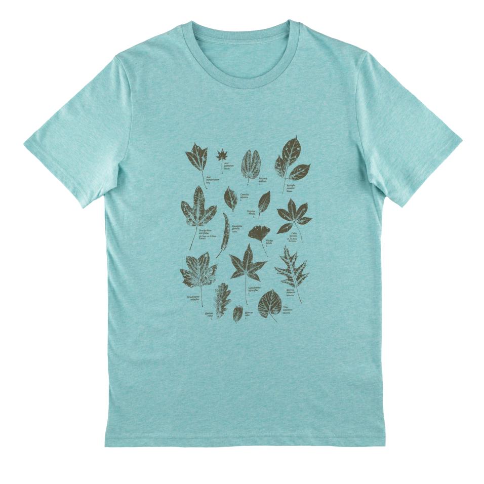 T-shirt organic folhas | Verde