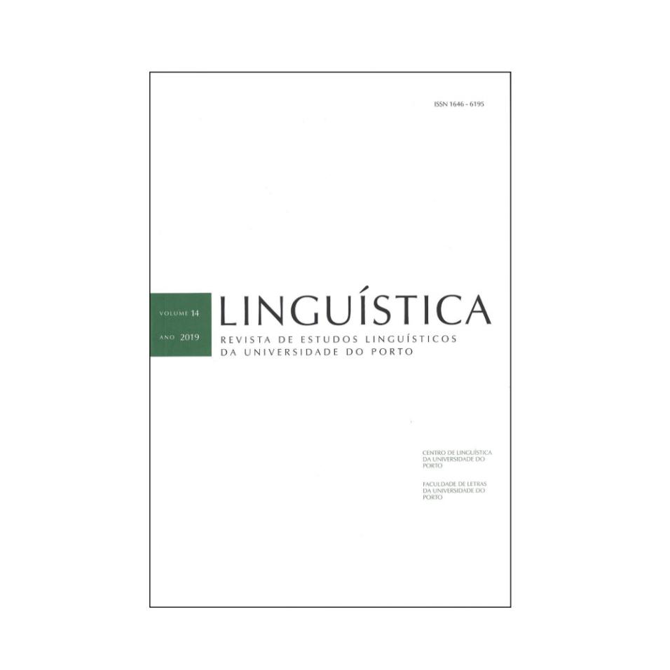Linguística - Vol.14, Ano 2019