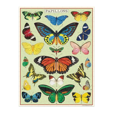 Puzzle Cavallini 240 pçs 27X35cm Butterflies