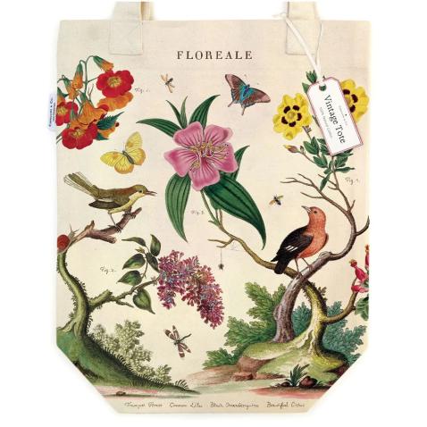 Tote Bag Cavallini 33x40.5cm Floreale