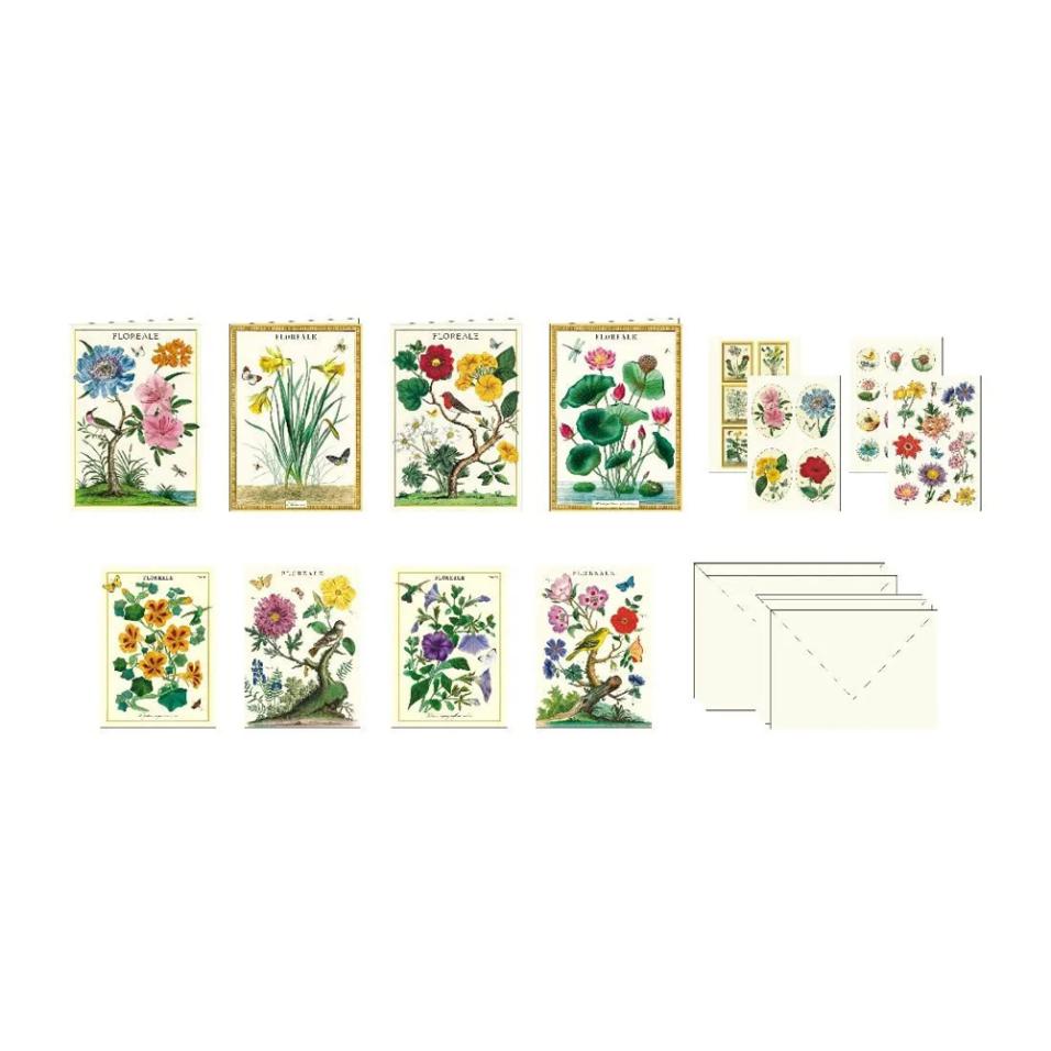 Set papelaria Cavallini Floreale