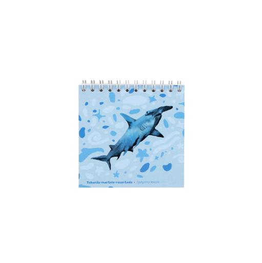 Bloco de argolas 10x10 |Tubarão-martelo-recortado