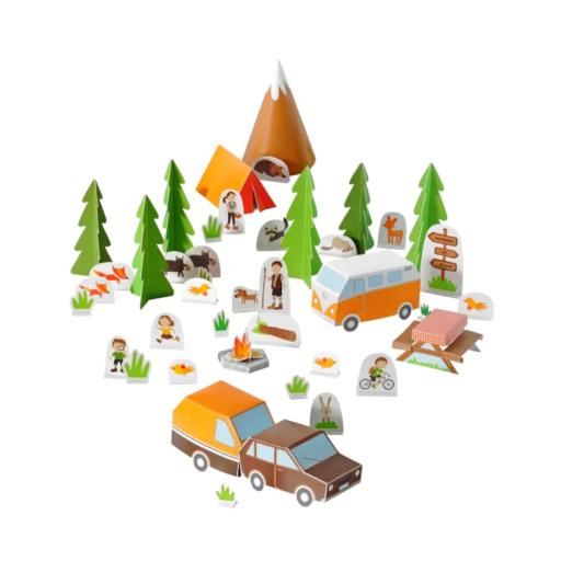 Camping Paper Toy