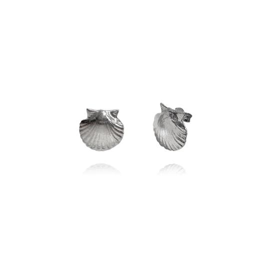 Olivia Silver Earrings Scallop | MJ.OLI.056.ER31