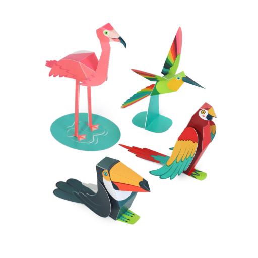 Paper Toys | Tropical Birds