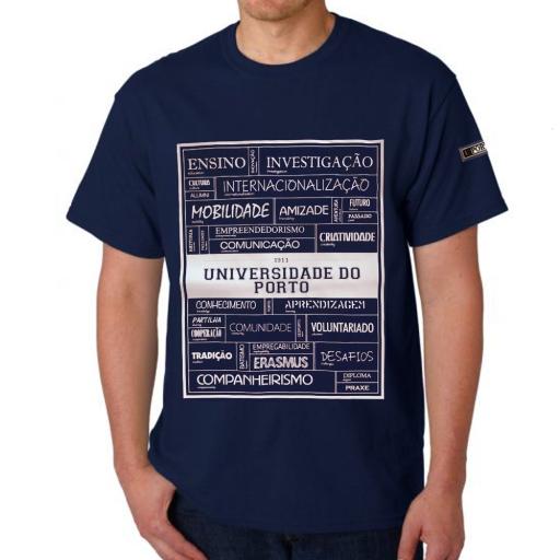 T-shirt U.Porto Azul | “Palavras Universitárias”
